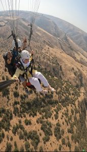 Paraglajding u Maroku, na 1500 m visine slika