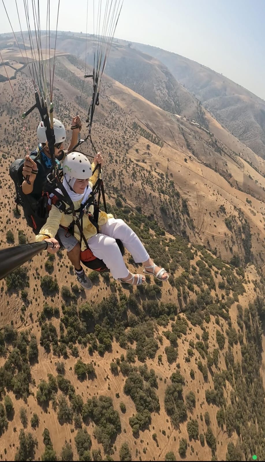 Paraglajding u Maroku, na 1500 m visine slika