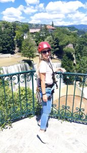 Strah od visine pobijedjen na ZIP line-u u Jajcu slika