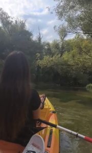 Kajakarenje kroz šumu slika