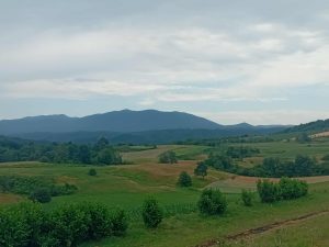 Pogled na planinu Grmeč slika Grmečal slika