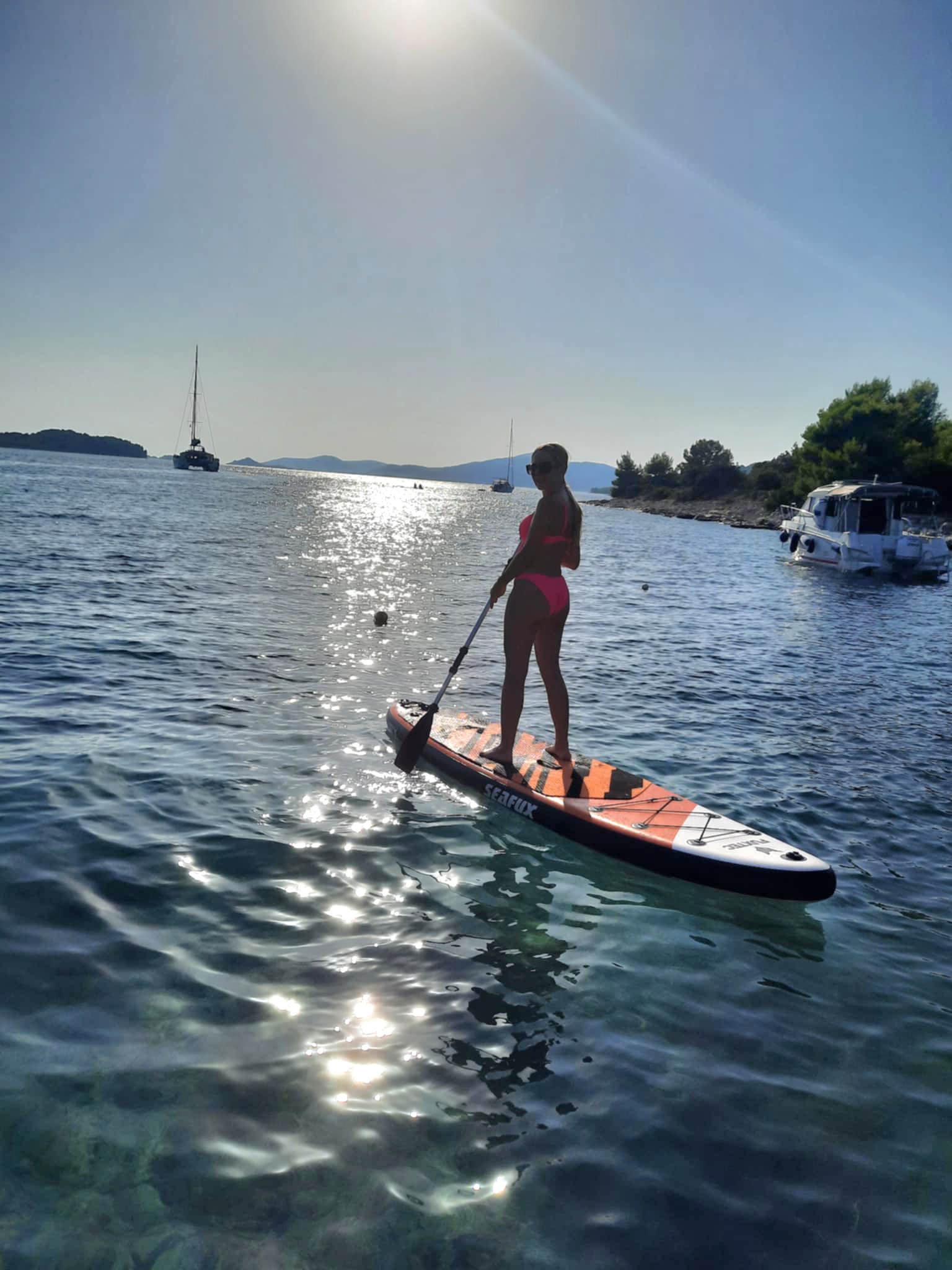 Naučila sam veslati stojeći slika