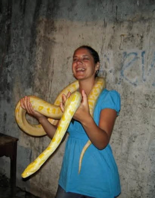 Većina se boji zmija, treba imati petlju.. slika